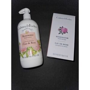 Crabtree And Evelyn Rosewater‎ Hand therapy And Body Lotion New